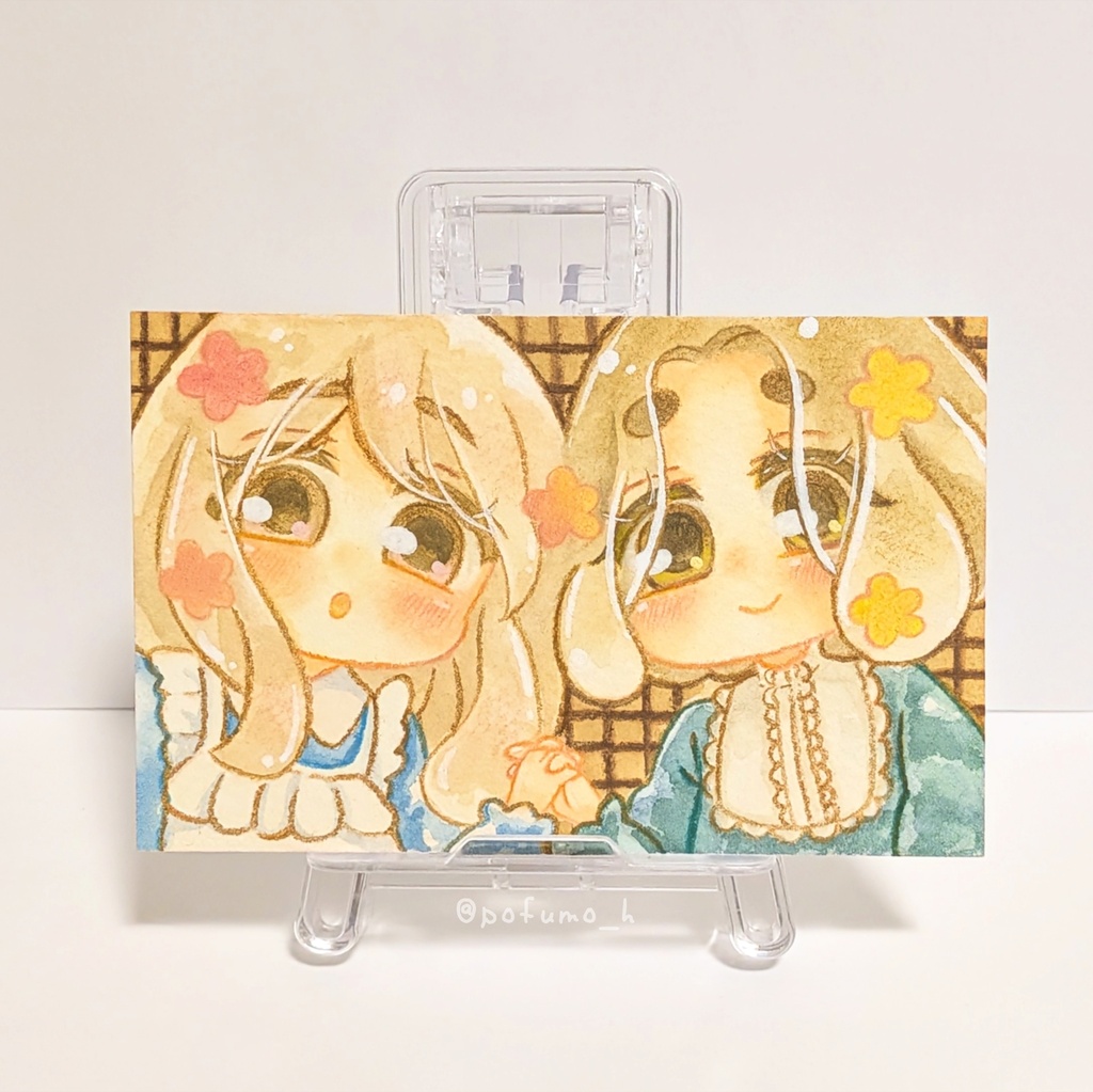 【原画イラスト】ミルクとラテ