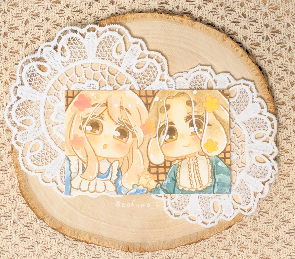 【原画イラスト】ミルクとラテ