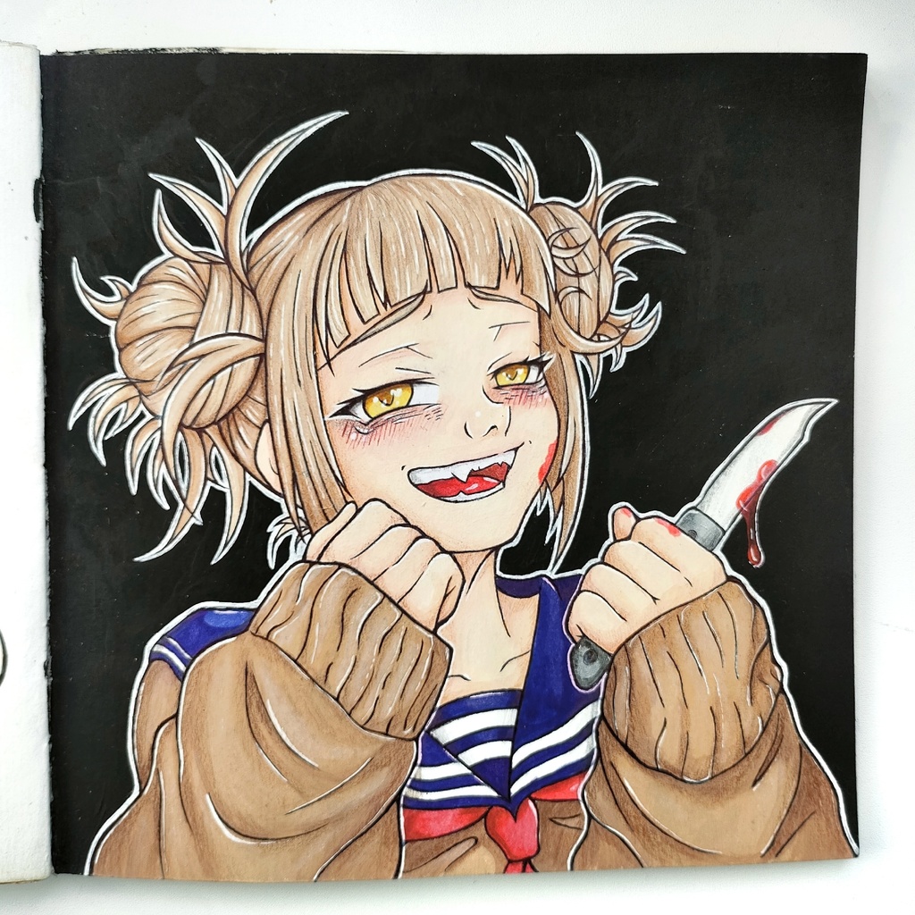 🎨 キャンバスに描かれたアクリル絵のアニメファンアート Anime fanart made to order from acrylic on canvas