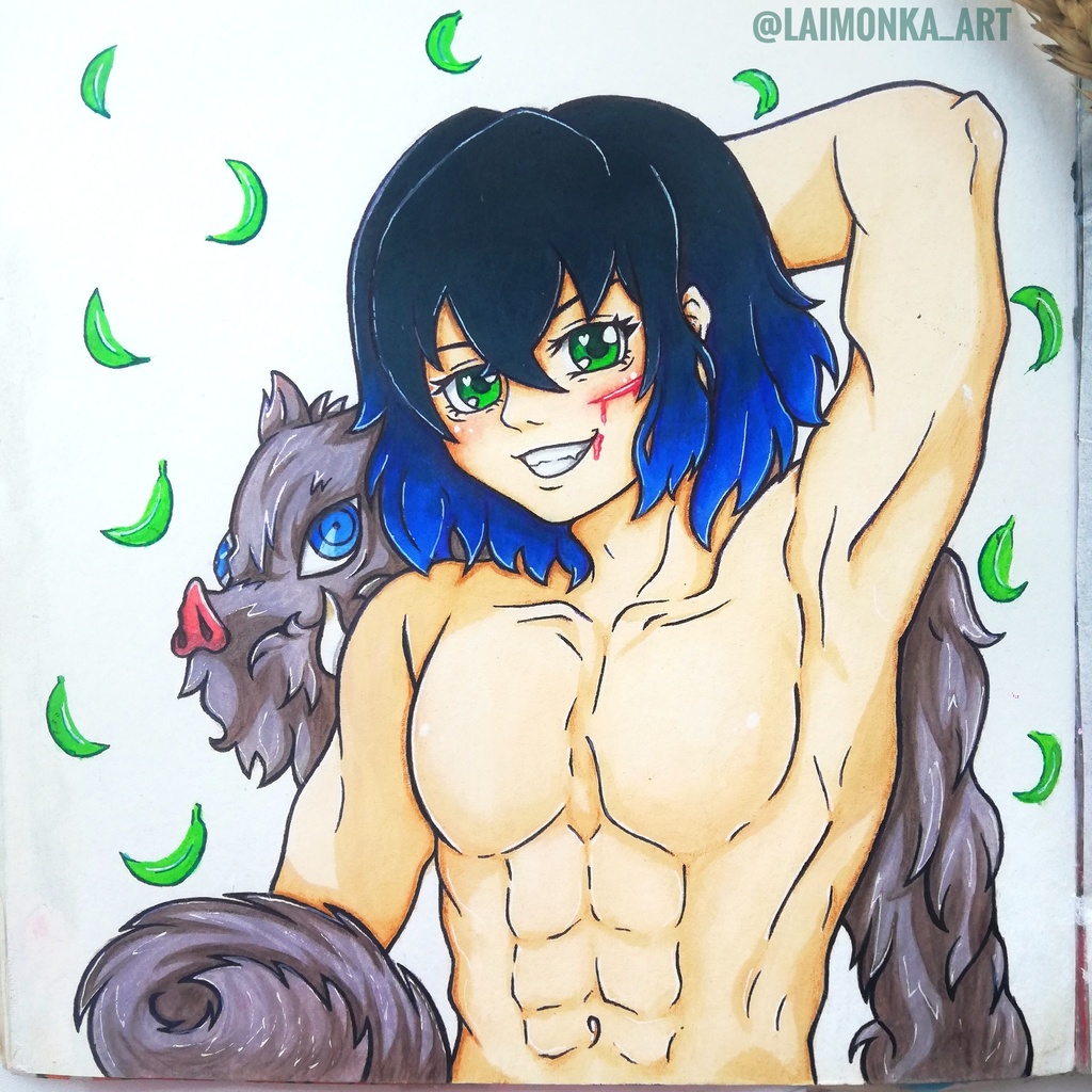 🎨 キャンバスに描かれたアクリル絵のアニメファンアート Anime fanart made to order from acrylic on canvas