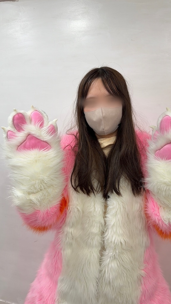 【肌タイVer】美人なOLさんが着ぐるみに入って頑張ったよ。