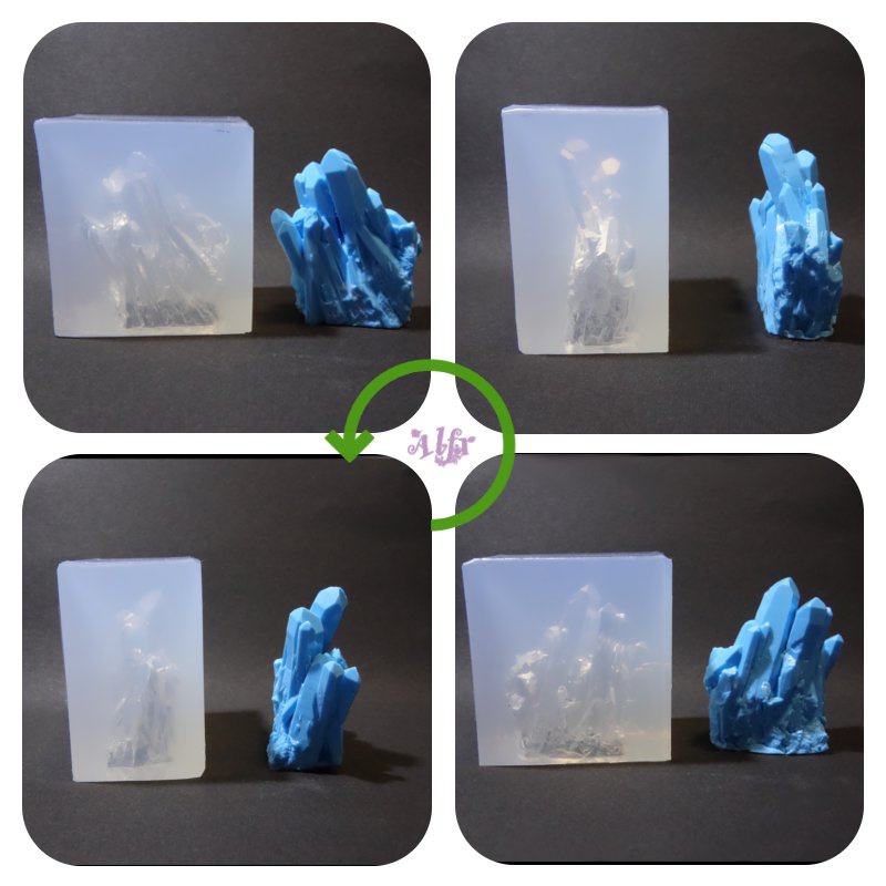 クリスタル風シリコンモールド/K04