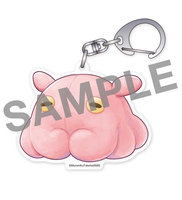 アクリルキーホルダー　めんだこ　ぽんこつ生主ミライちゃん