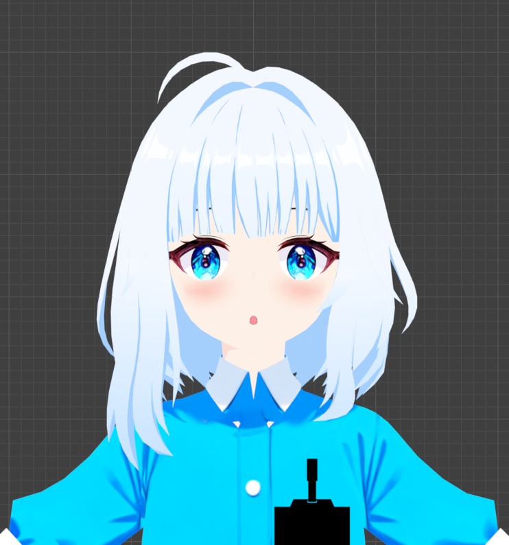 【3Dモデル-OC】蒼無 霧音