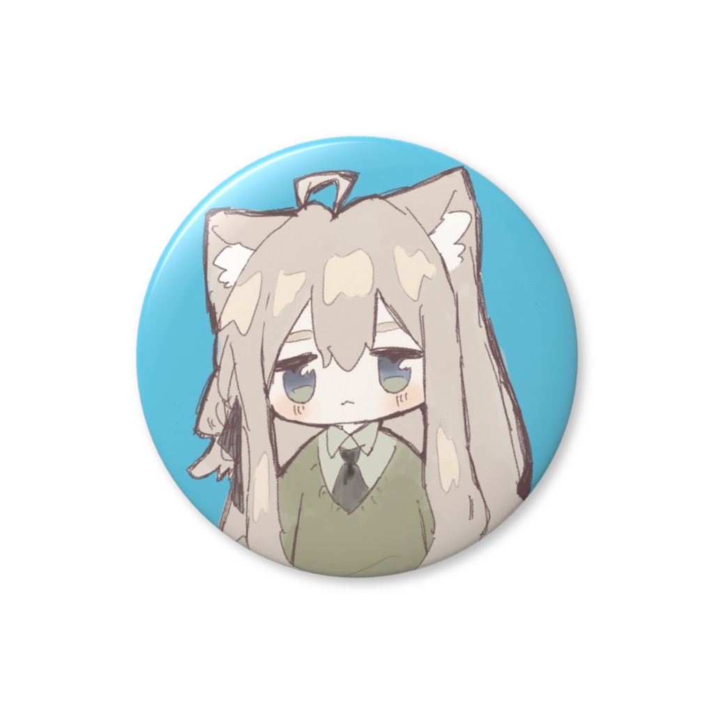 【二次創作】キプフェル 証明写真風 缶バッジ