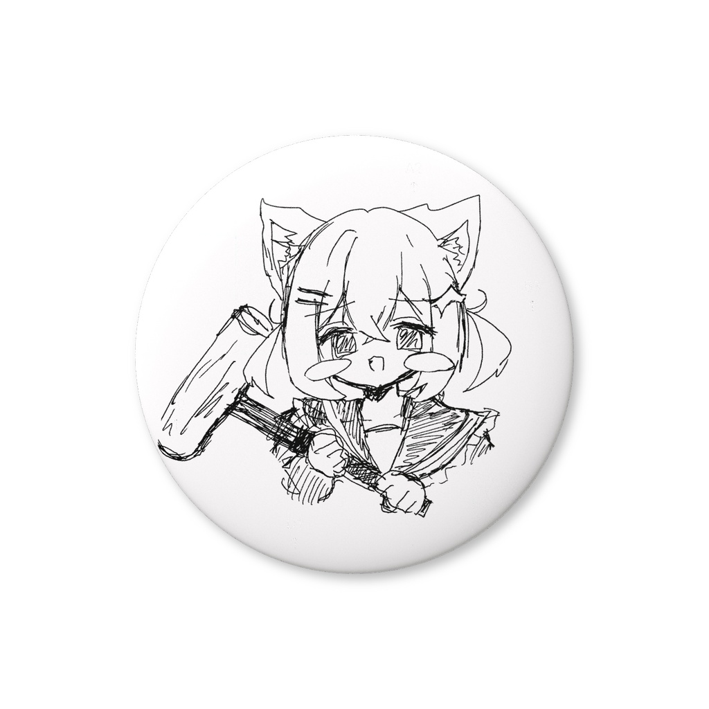 【二次創作】destroy!ショコラ缶バッジ