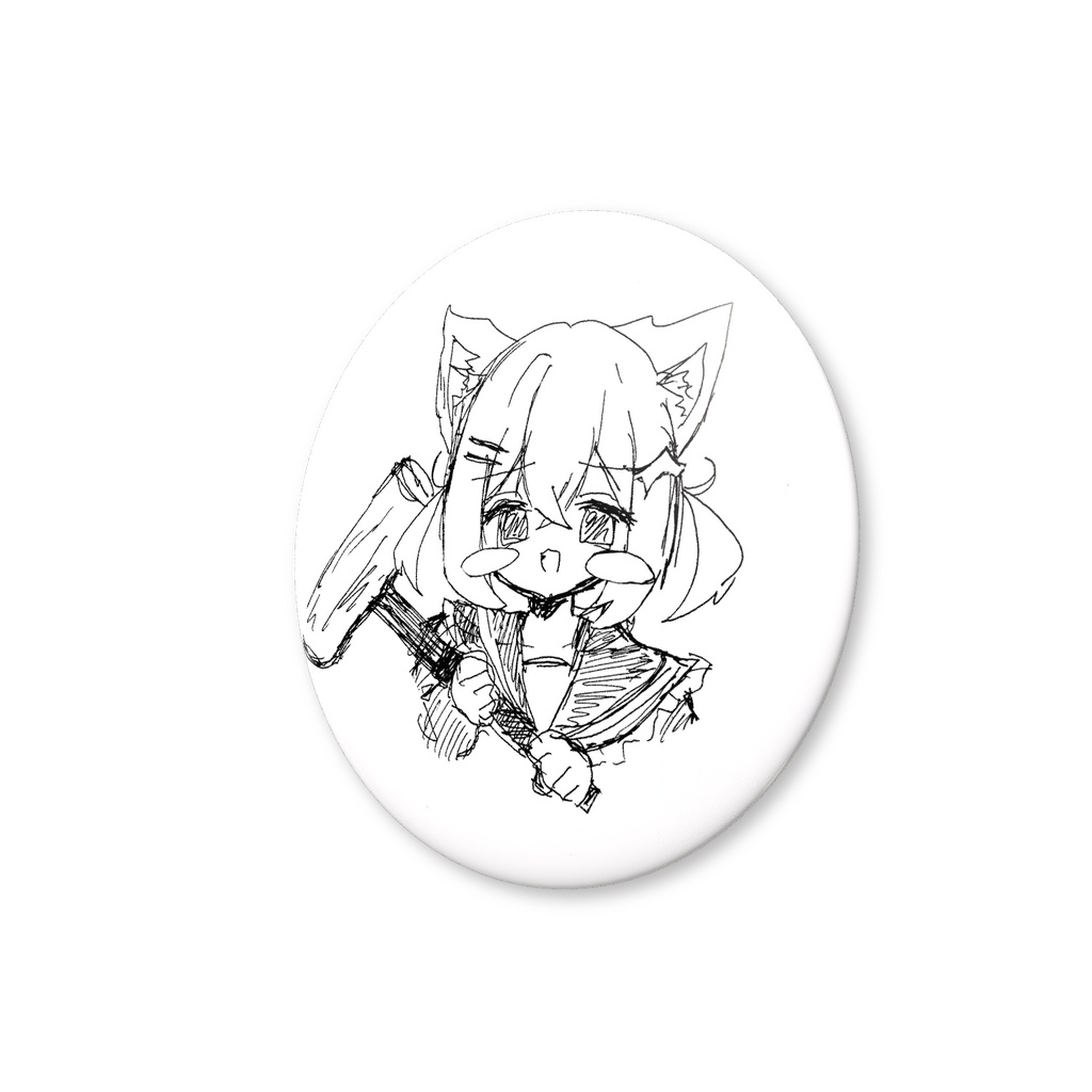 【二次創作】destroy!ショコラ缶バッジ
