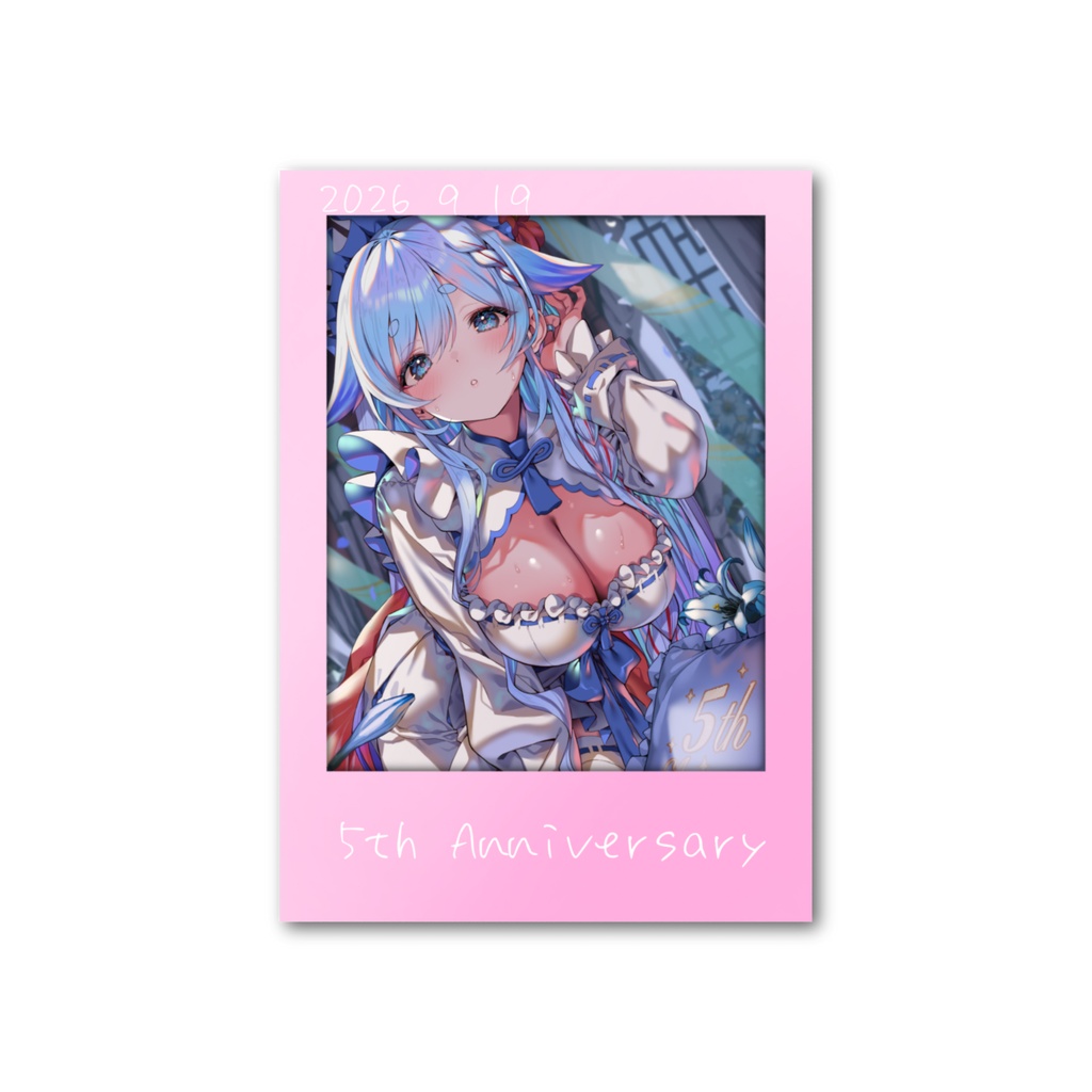 【5周年記念グッズ】チェキ風カード【天彩いめ】