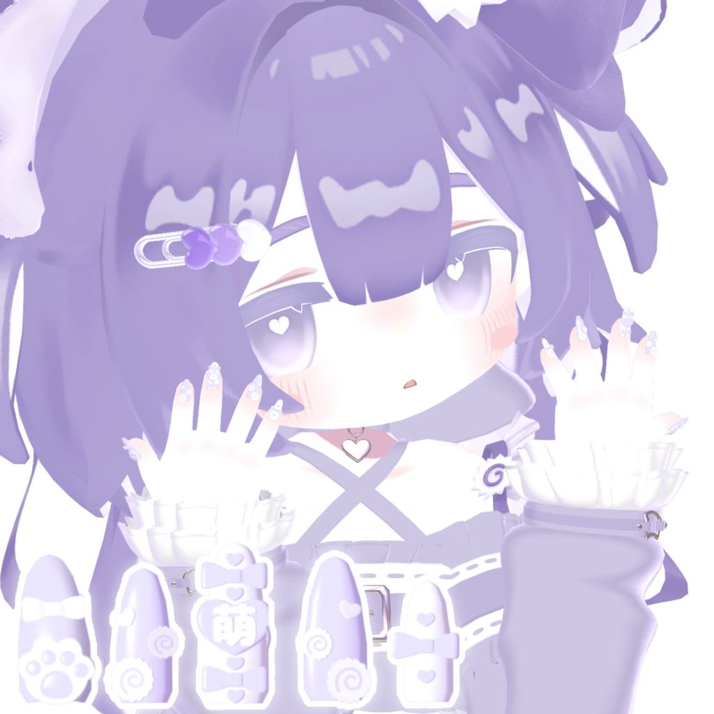 ♡ 【3アバター対応】moe naruto nail ♡