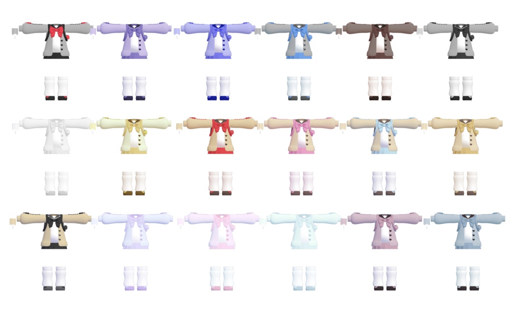 ♡【キプフェル対応衣装】あまあまリボンセーラー+いちごみるく ♡