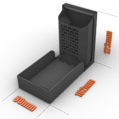 折りたたみダイスタワー(ブラック)