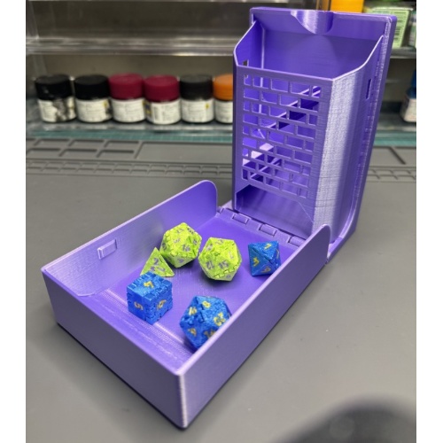 折りたたみダイスタワー（紫）