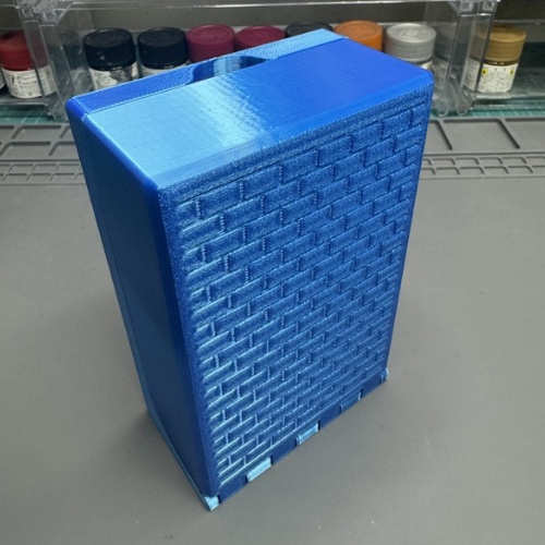 折りたたみダイスタワー(青)