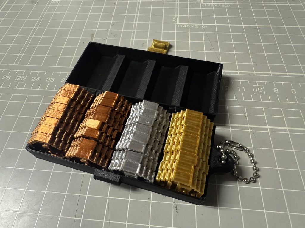 ファンタジーコイン 混合セット 2(黒金) 銅貨・銀貨・金貨セット