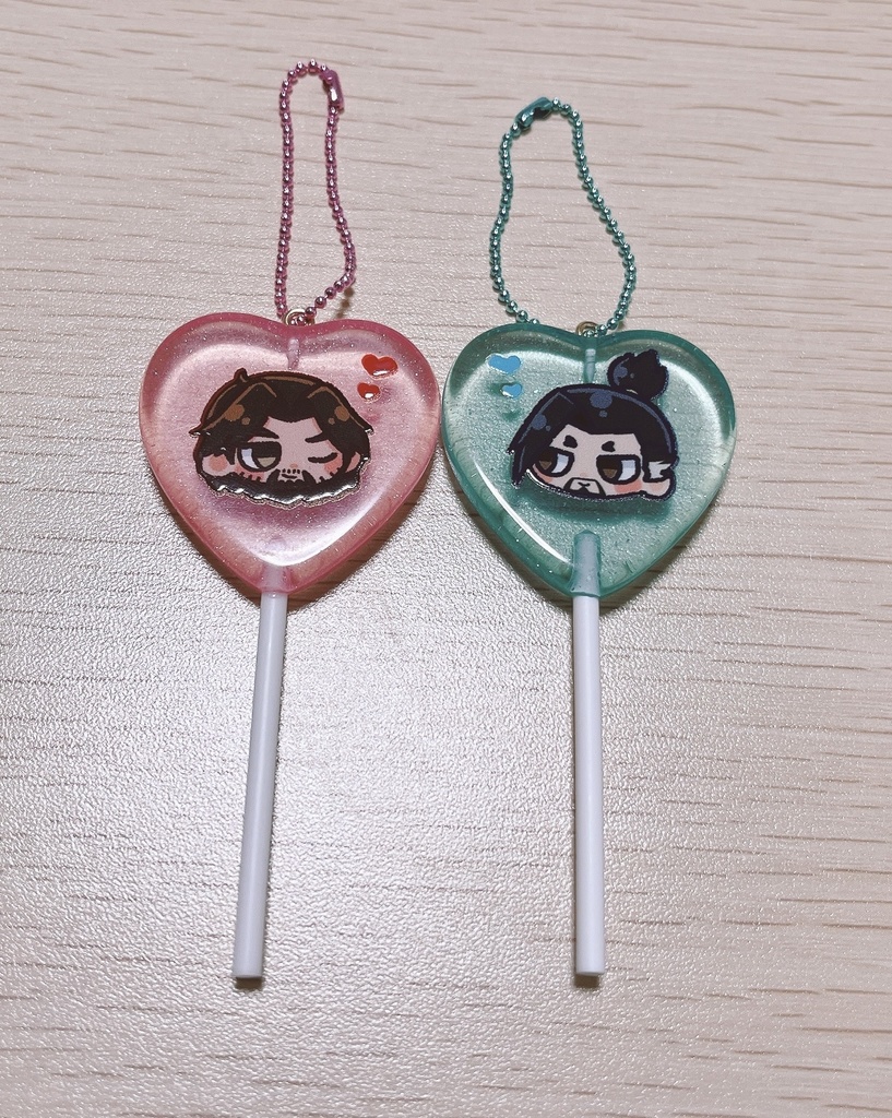 キャスハン アクキーセット(ペロキャン)