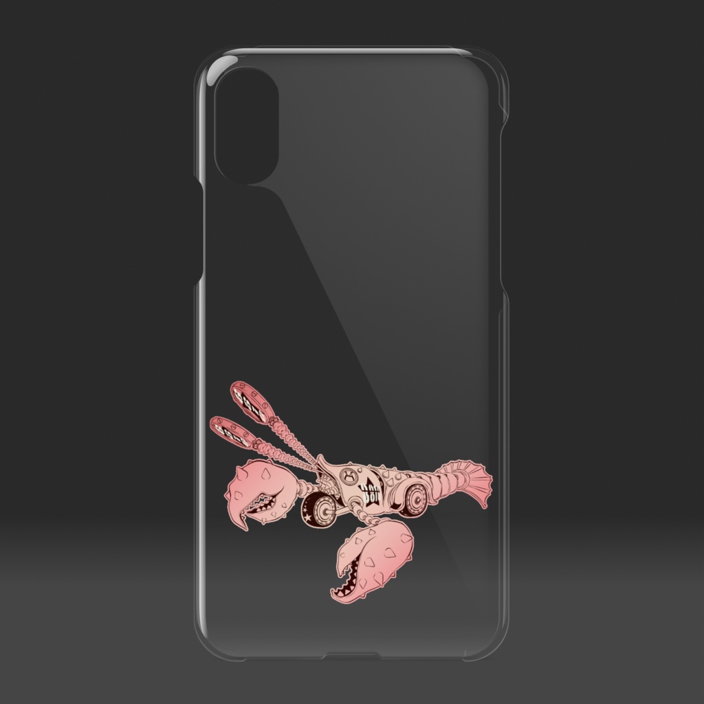 ★ザリガニバギー★クリアiPhoneケース - iPhone X / XS★