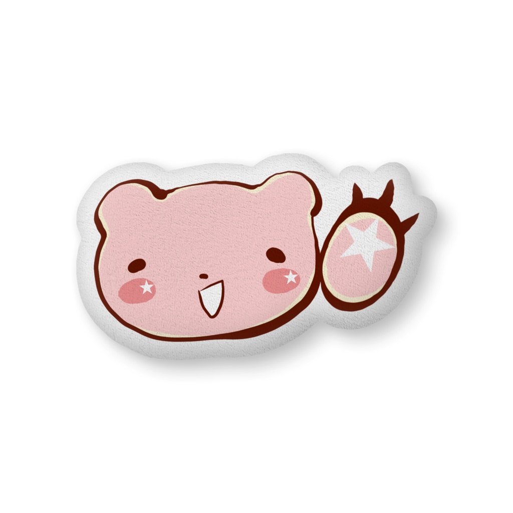★ヘロクマ☆ふわふわクッション(中)01★