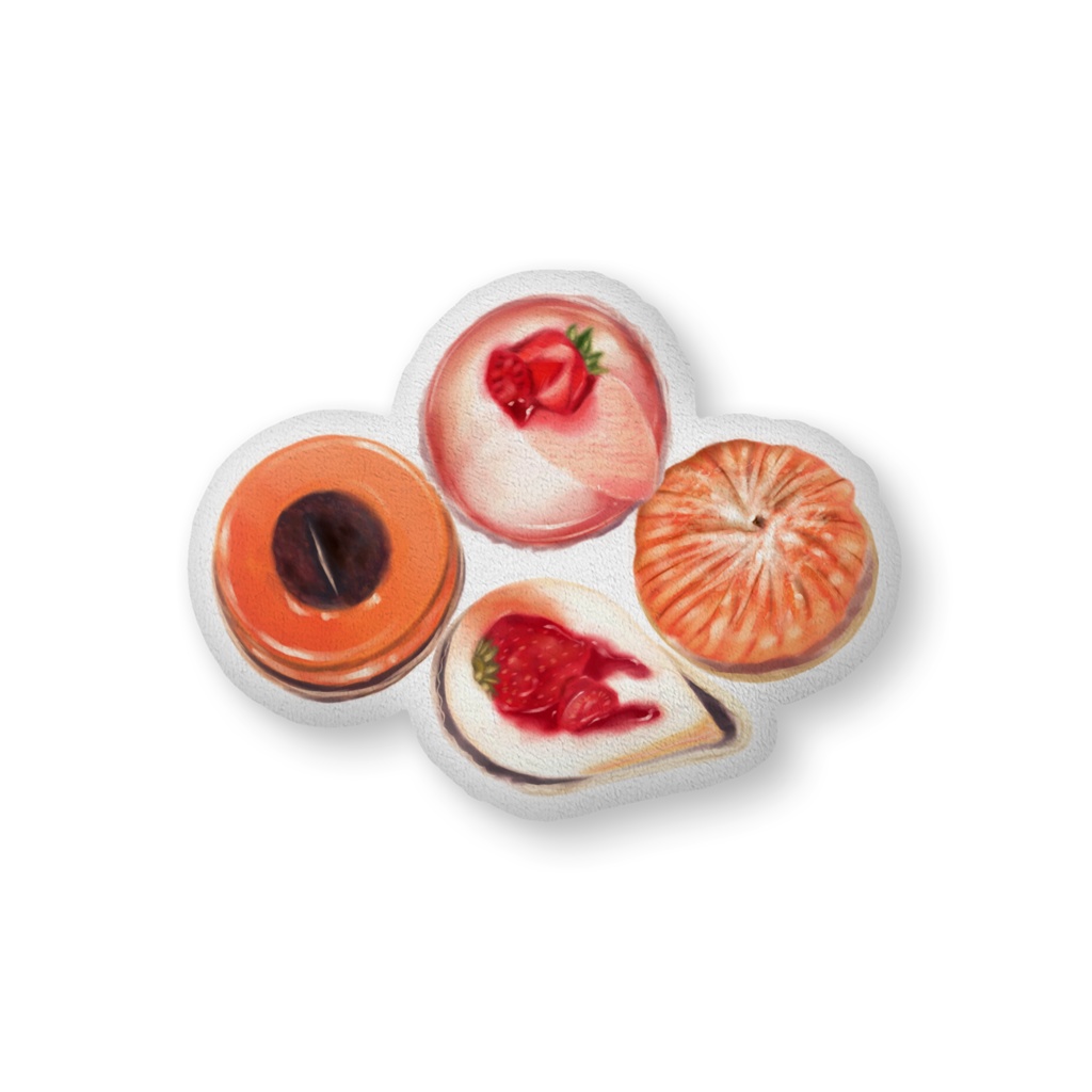 ★ケーキふかふかクッション(大)★4種★