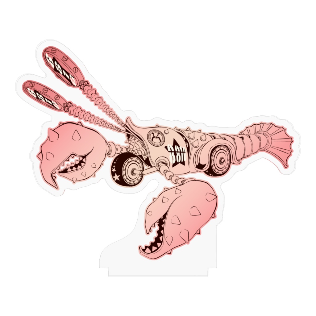 ★ザリガニバギー☆アクリルスタンド★100x100mm★