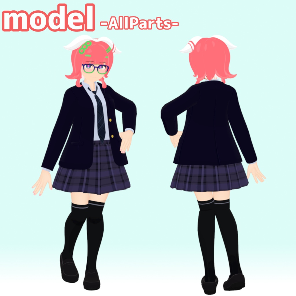 【オリジナル3Dアバター】アコメルト #SiroinoSotai