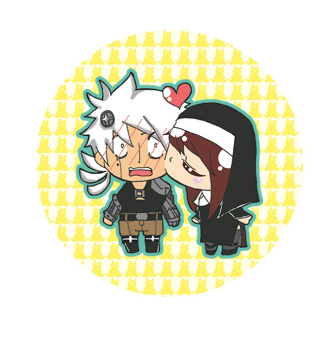 サテマリ缶バッジ(絵柄2種)