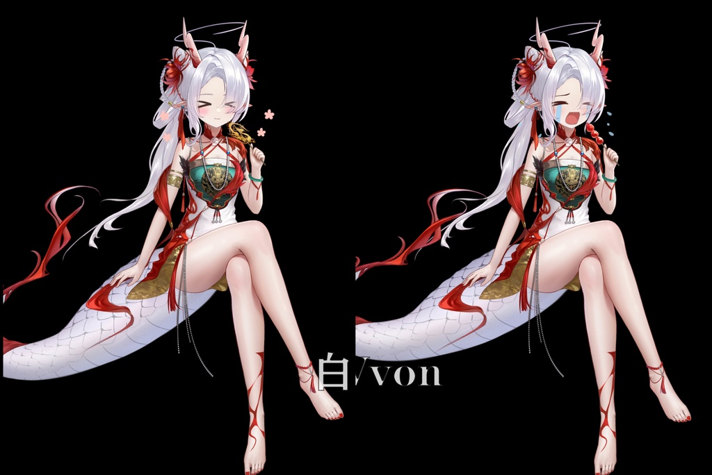 【Vtuberモデル】龍娘Dragon【汎用型live2d】