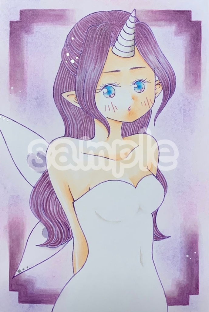 (創作)ユニコーンの妖精ちゃん