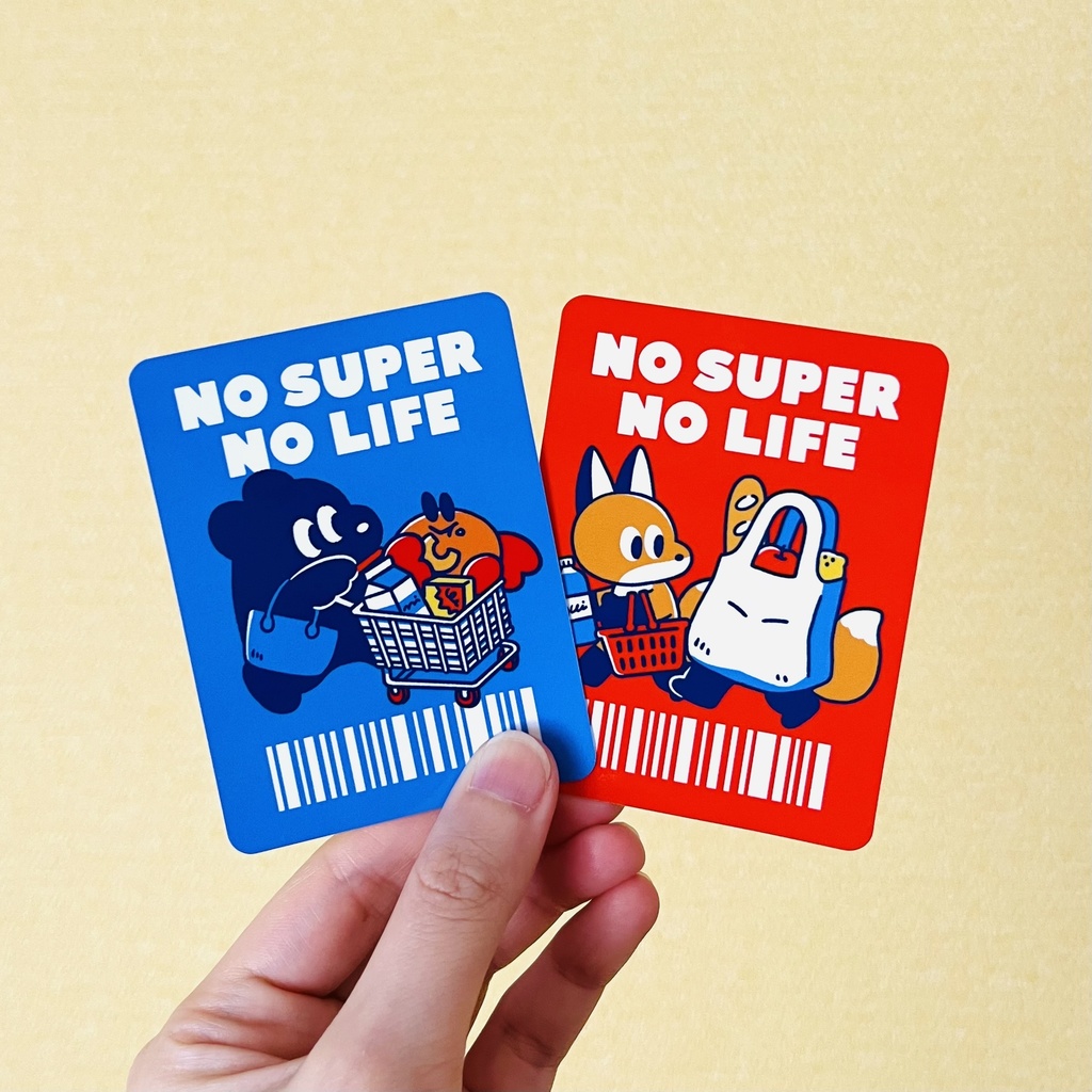NO SUPER NO LIFEステッカー
