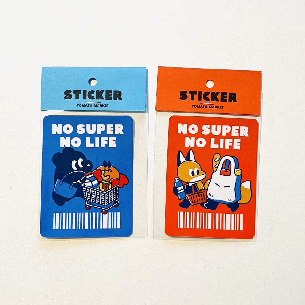 NO SUPER NO LIFEステッカー