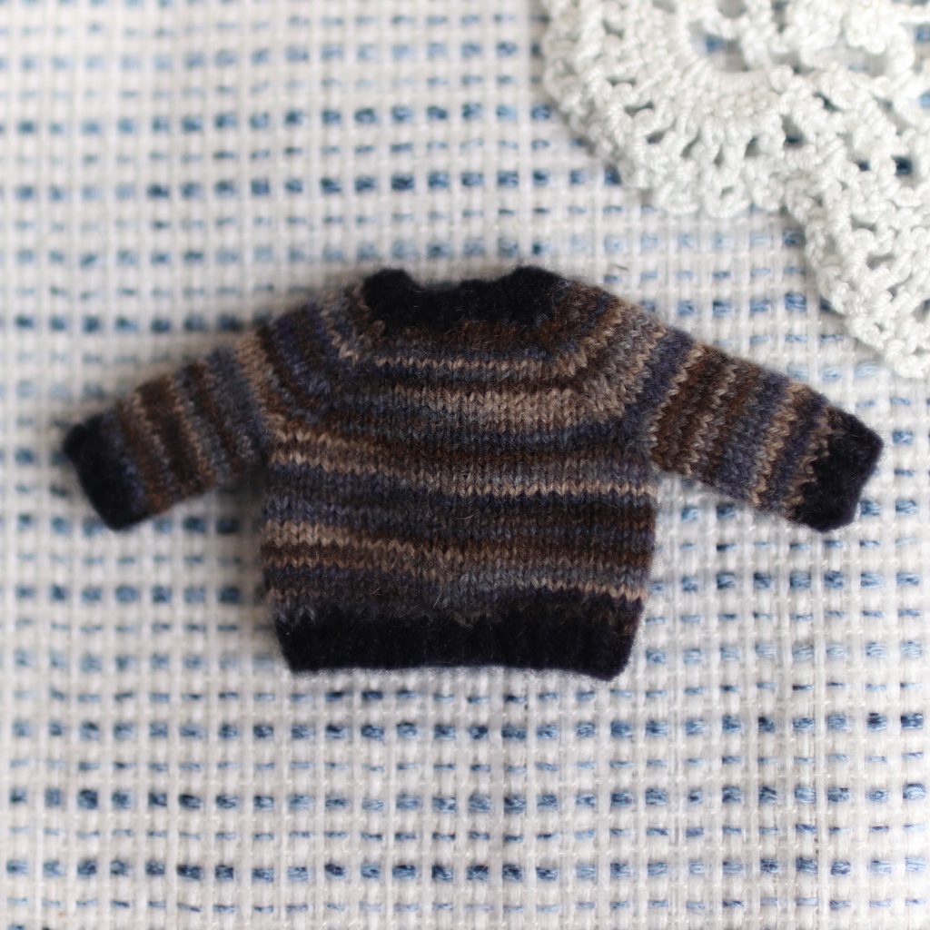 【オビツ11】カシミヤ 段染めセーター