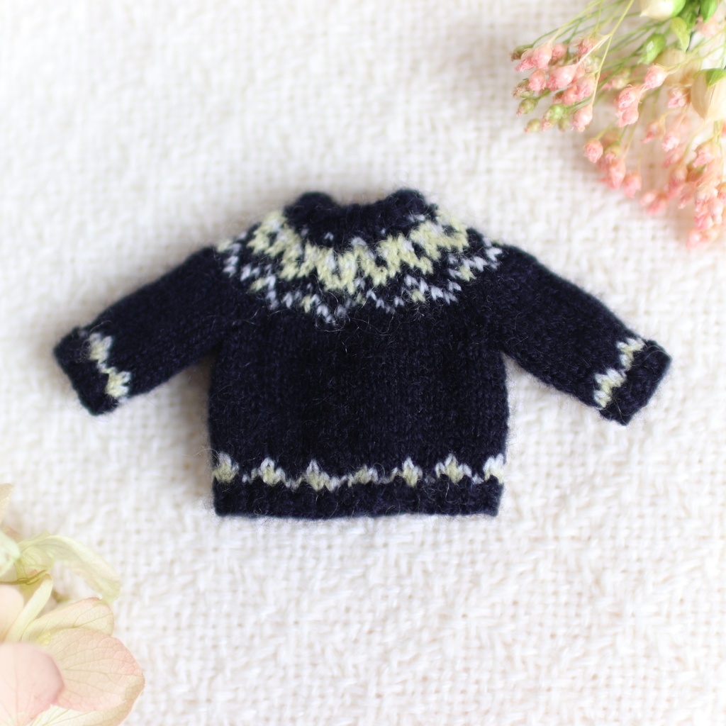 【オビツ11】カシミヤ ロピー風ニットプルオーバー