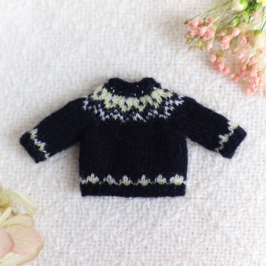 【オビツ11】カシミヤ ロピー風ニットプルオーバー