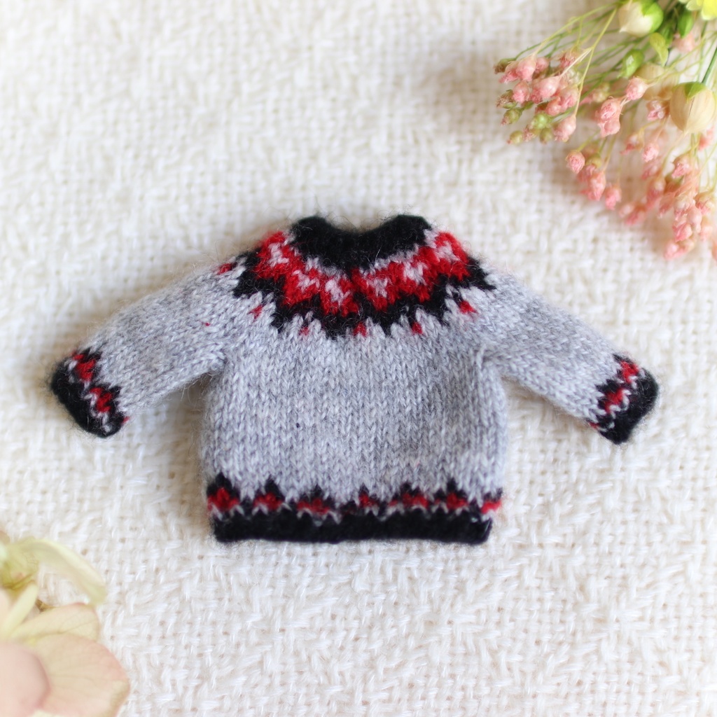 【オビツ11】カシミヤ ロピー風ニットプルオーバー