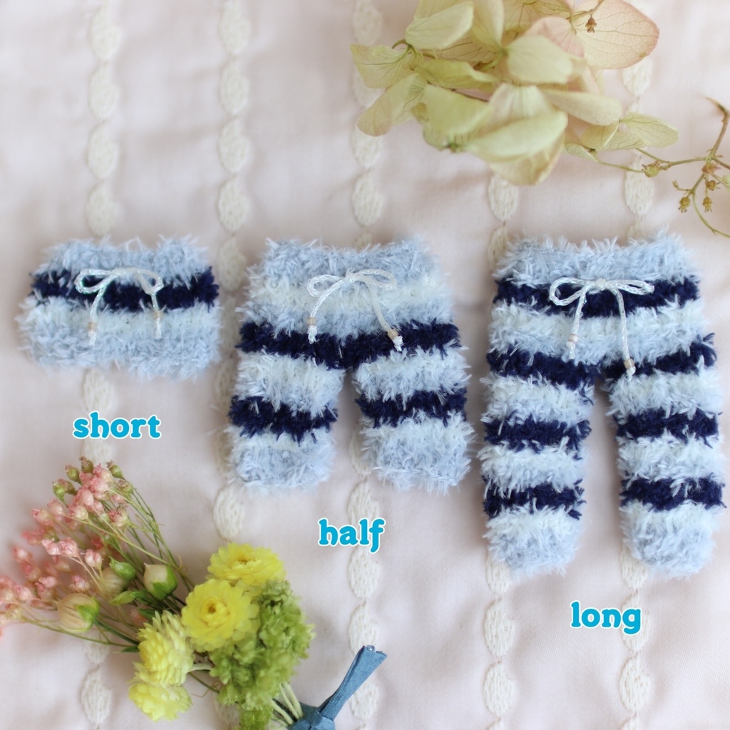 もこもこボーダールームウェア3色