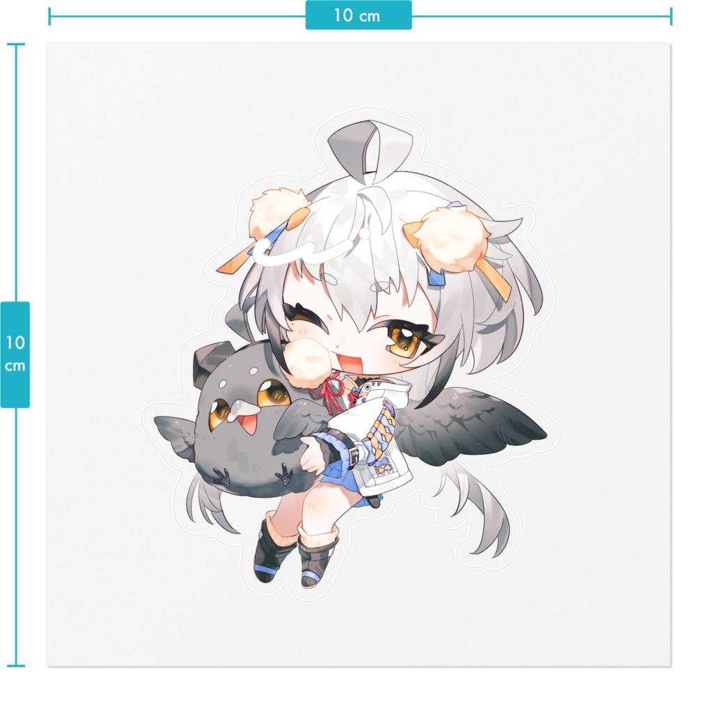 ぺたっと山田コノハステッカー