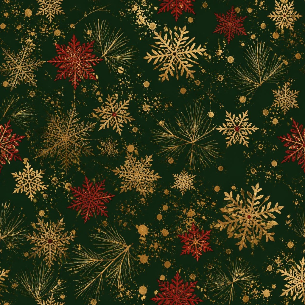 和風クリスマス10枚セット|Japanese Christmas Digital Paper 10 Sheets