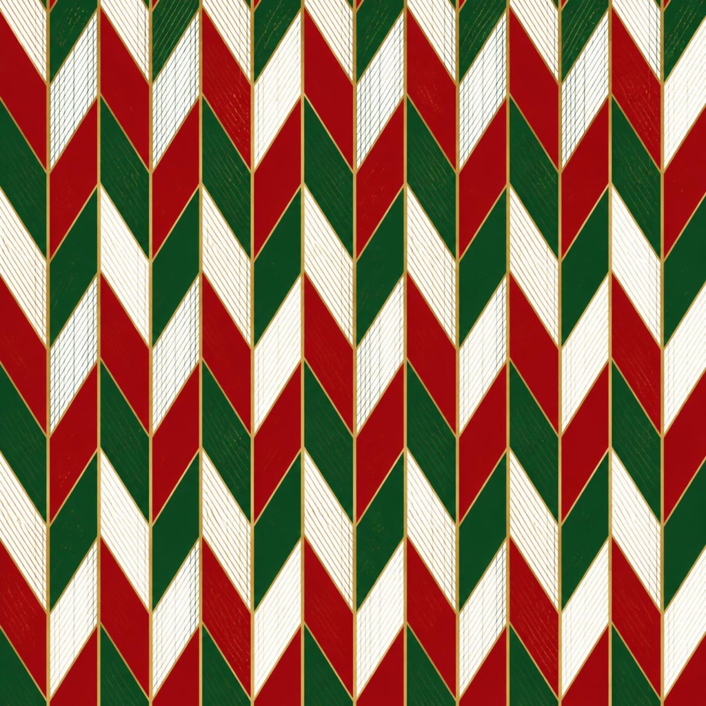 和風クリスマス10枚セット|Japanese Christmas Digital Paper 10 Sheets