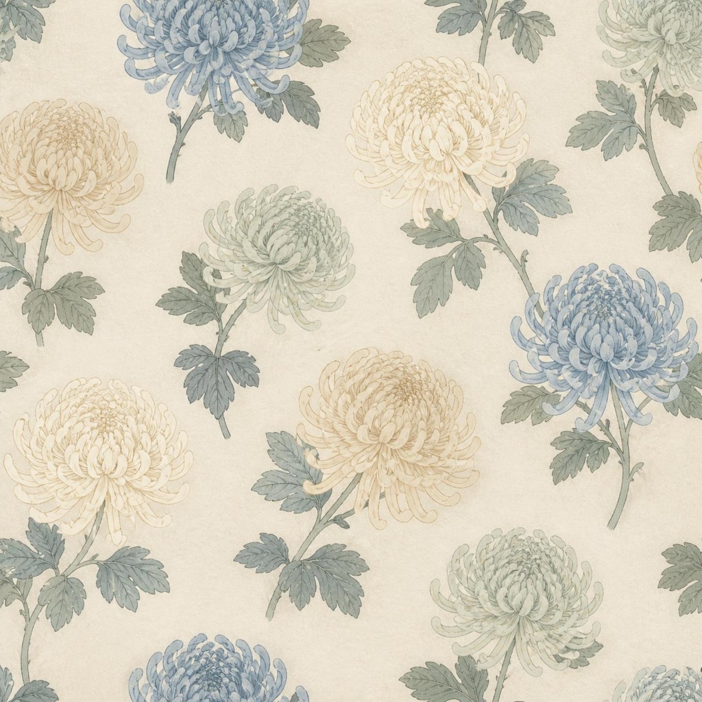 くすみ和花 10枚セット|Muted Japanese Flowers 10sheets