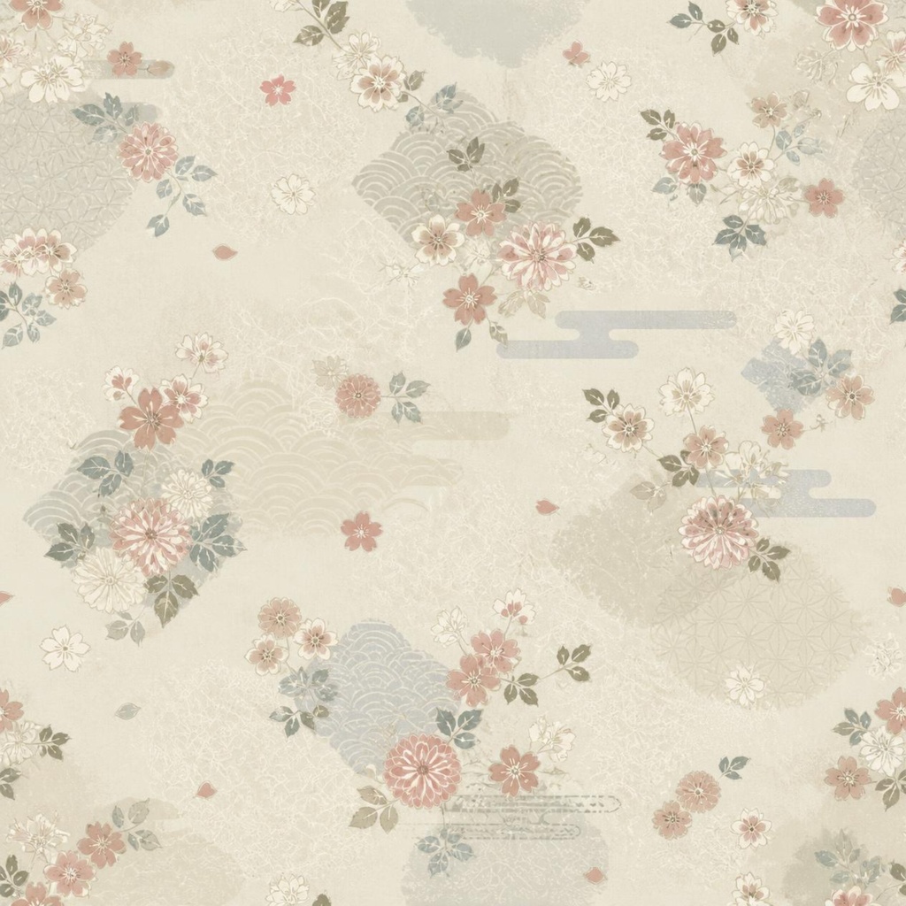 くすみ和花 10枚セット|Muted Japanese Flowers 10sheets