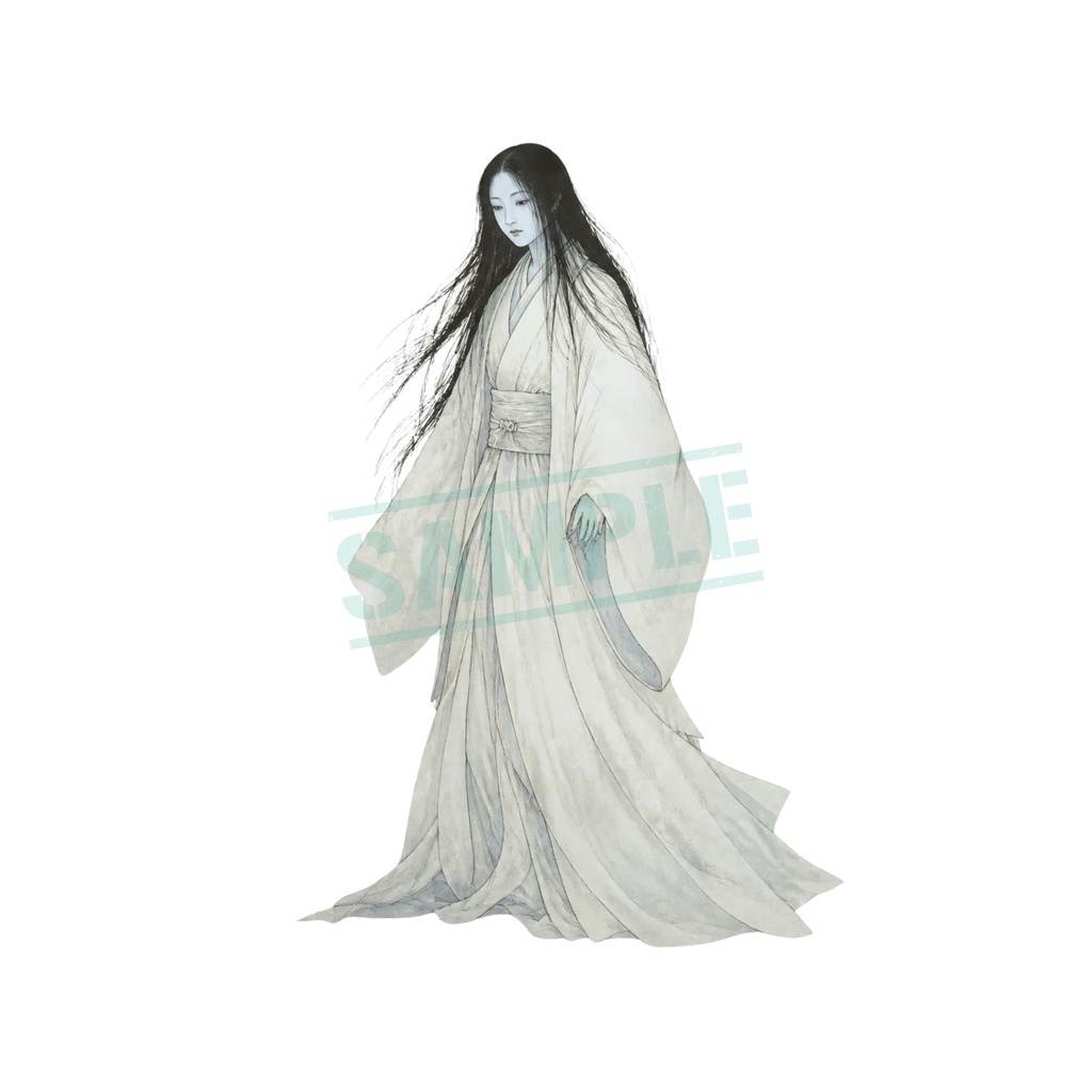 雪女 背景&素材|Yuki-onna Background & Elements