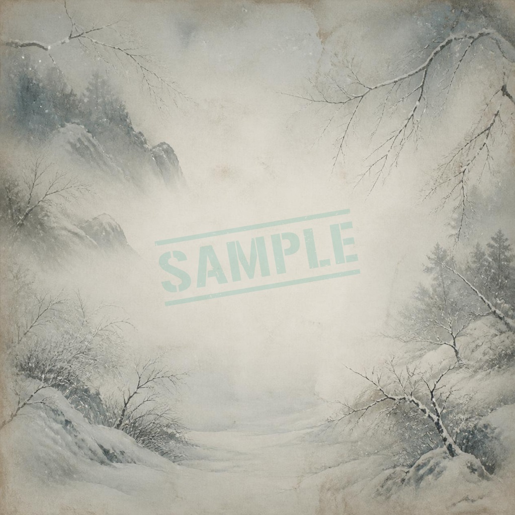 雪女 背景&素材|Yuki-onna Background & Elements