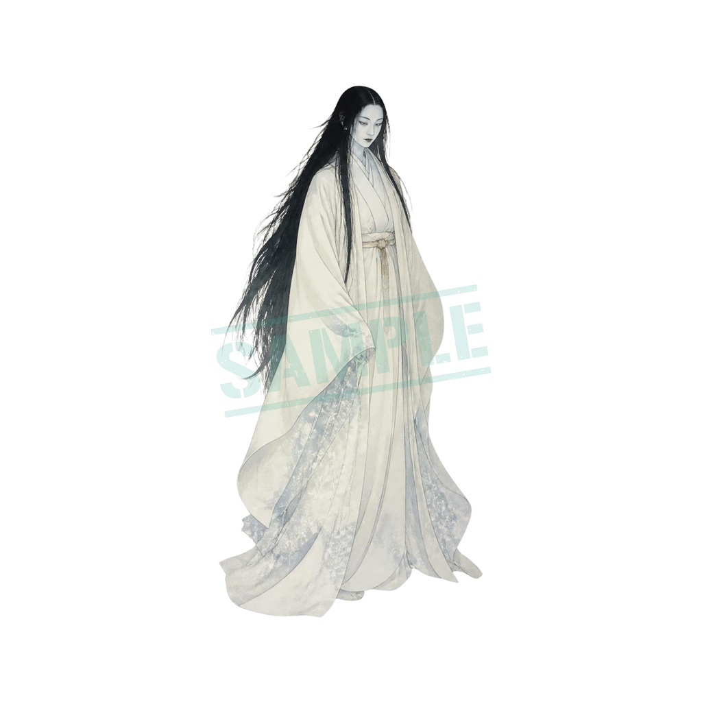 雪女 背景&素材|Yuki-onna Background & Elements