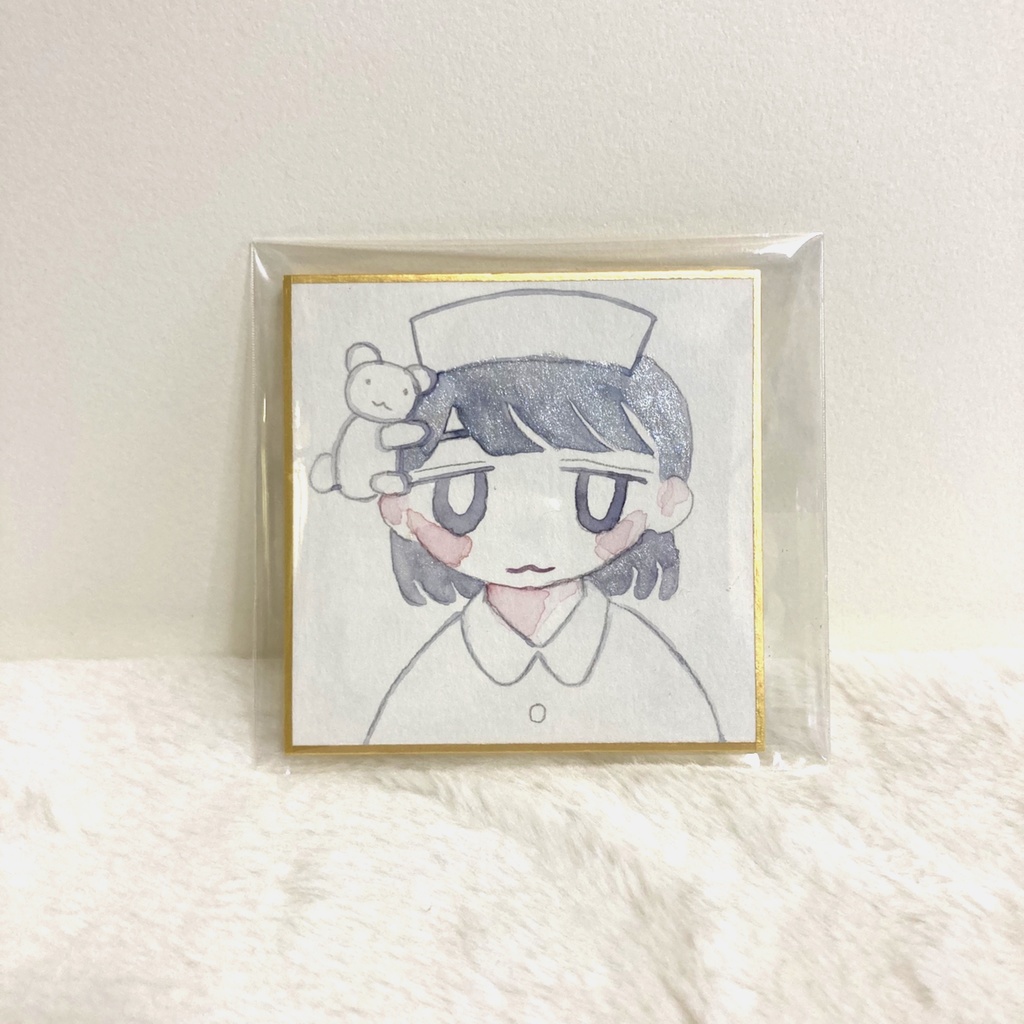 ミニ色紙 野菜売り場 Booth