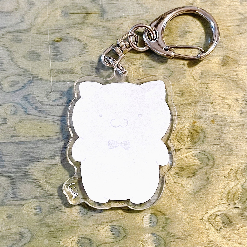 猫バーテンダー「ぼんぼんJr.」アクリルキーホルダー(ノーマルver)