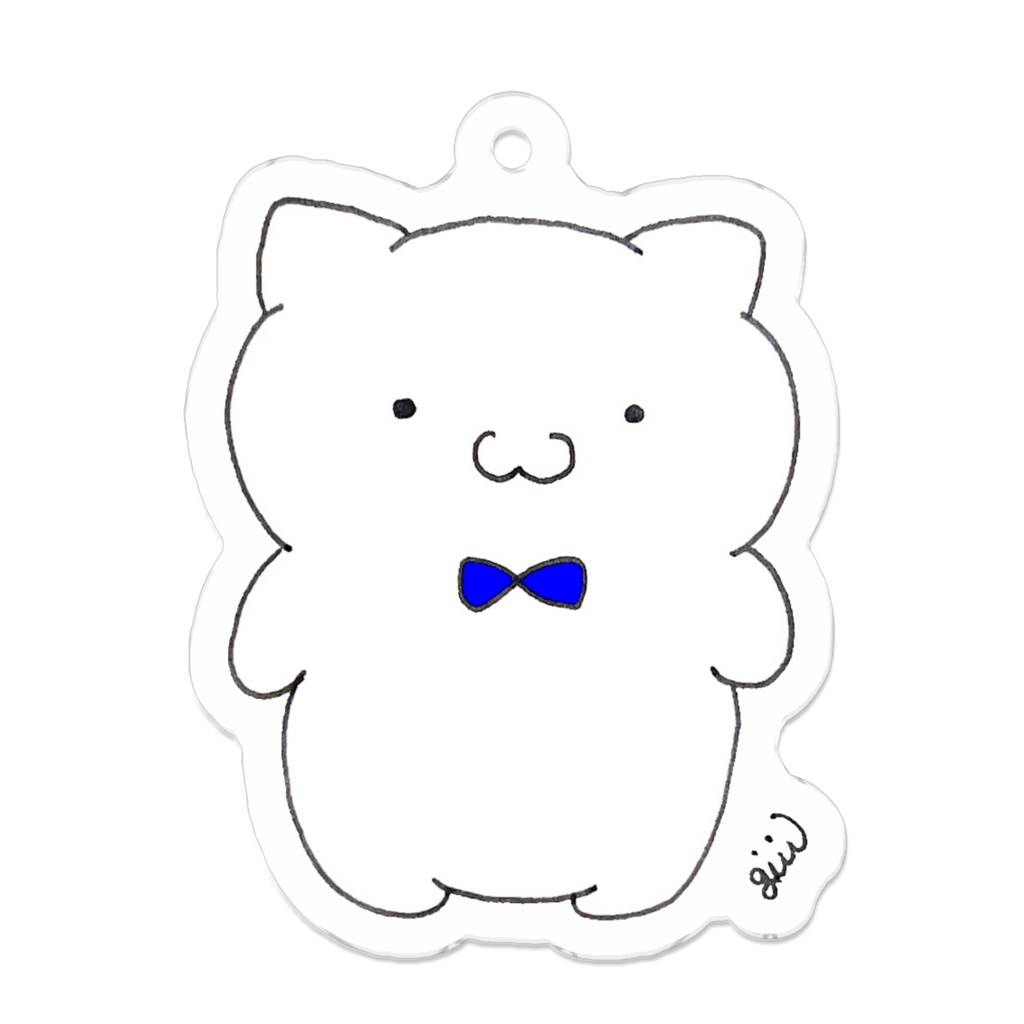 猫バーテンダー「ぼんぼんJr.」アクリルキーホルダー(ノーマルver)