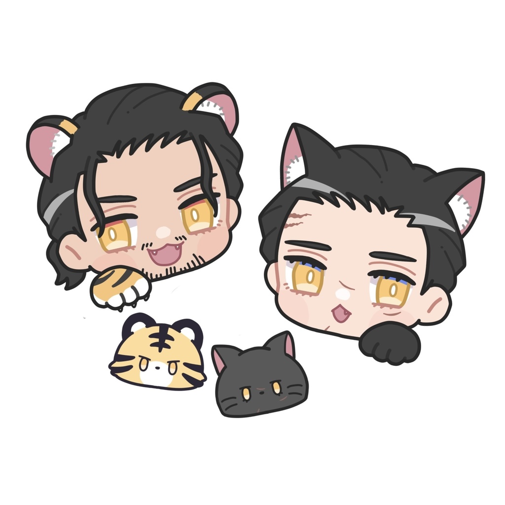 虎猫シール