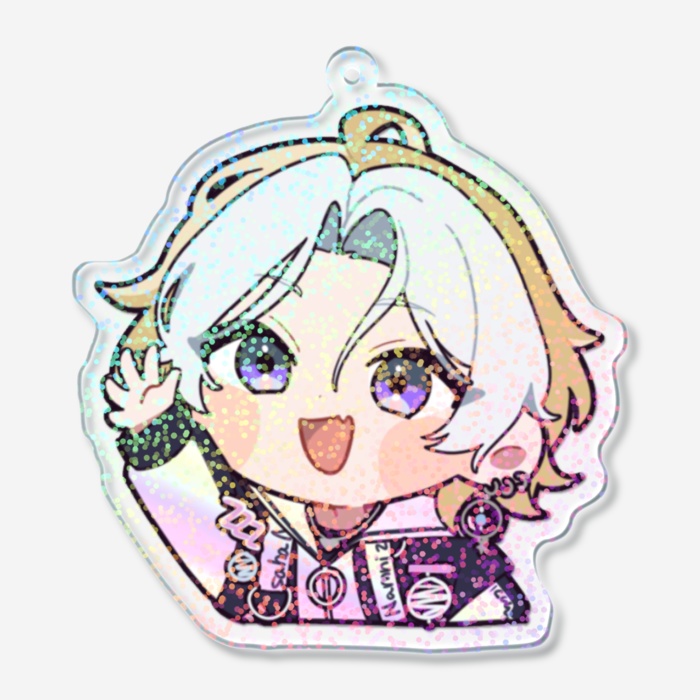 キラキラアクリルキーホルダー(全4種)