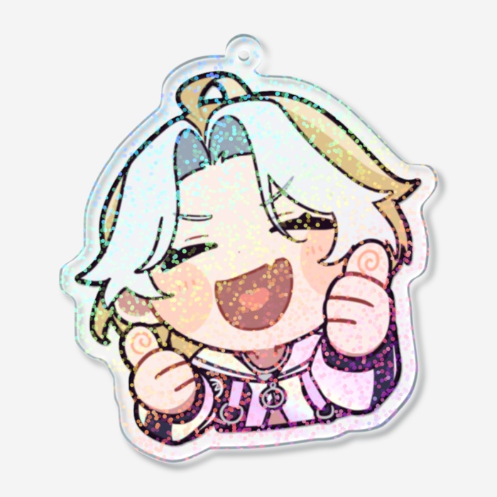 キラキラアクリルキーホルダー(全4種)