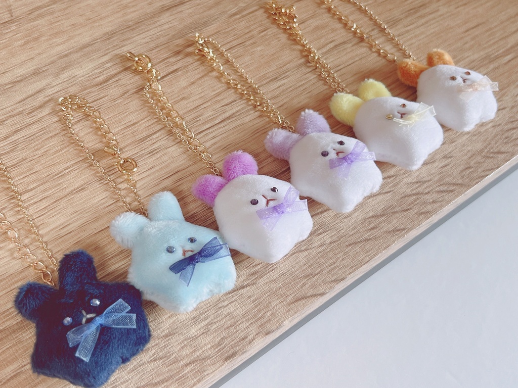 リボン+ぬいポシェット+コースター3点セット