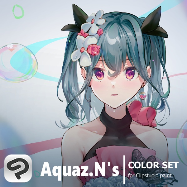 Aquaz.N's Brush set for Clipstudio paint [Coloring Pack]